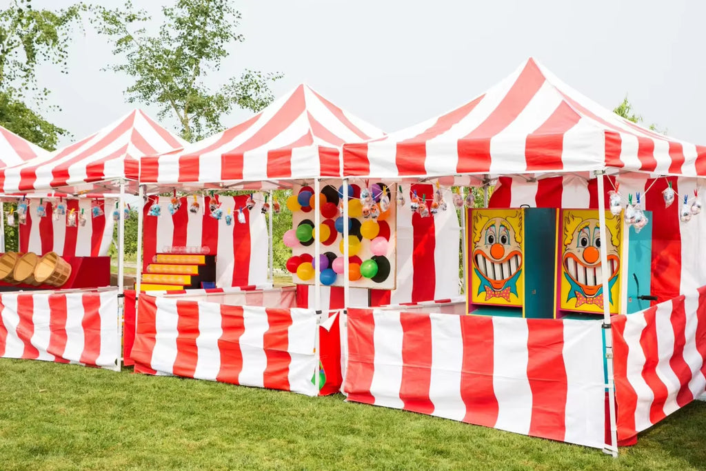 Red And White Bar Exhibition Event Party Tent 10x10