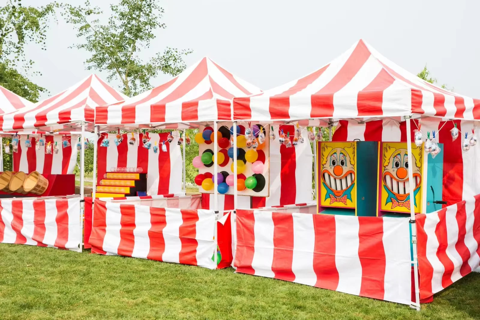 Red And White Bar Exhibition Event Party Tent 10x10