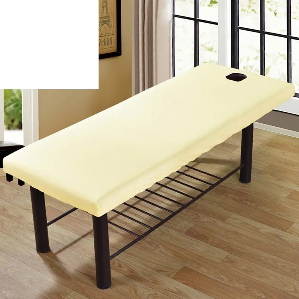 New Beauty Salon Massage Elastic Bed Cover High Stretch Wedding Hotel Birthday Table Cover Buffet Cloth Table Set Deco