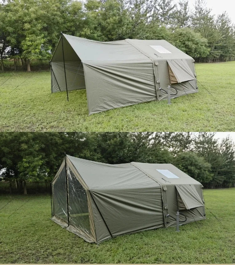 Air Tent, Inflatable Camping, Outdoor Fabric, Portable Inflatable Tent, Large High-quality House Tent，8.2 Square Meters