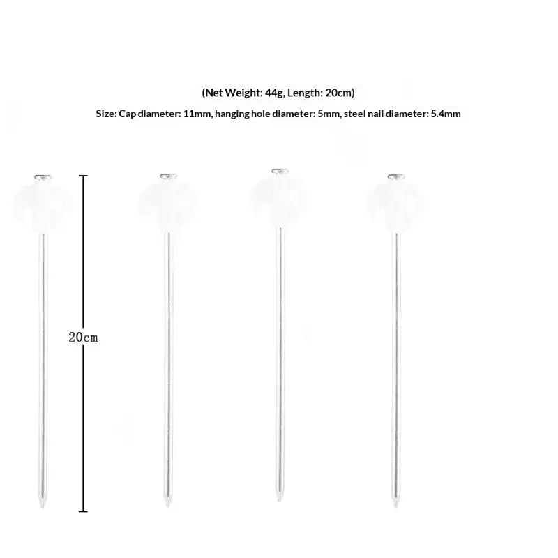 Tent Essentials, Set of 2/4/6 Luminous Tent Pegs, 20cm Night Light Ground Spikes for Secure Pitching
