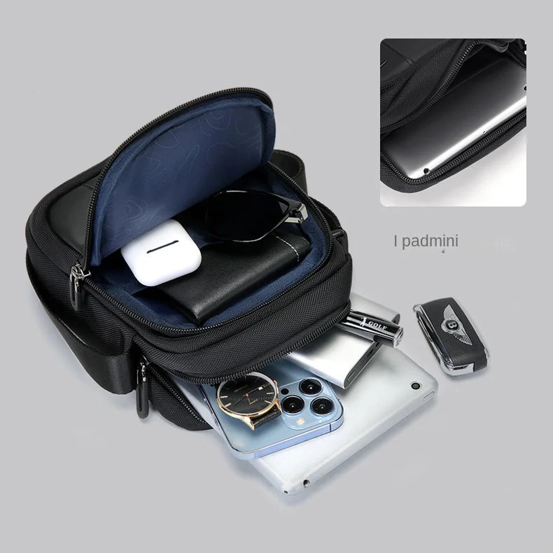 GOLF Cross Bag Man Nylon Shoulder Boston Crossbody Bags Men Mini Sling Messenger Cell Phone Waterproof Pouch Oxford Compartments