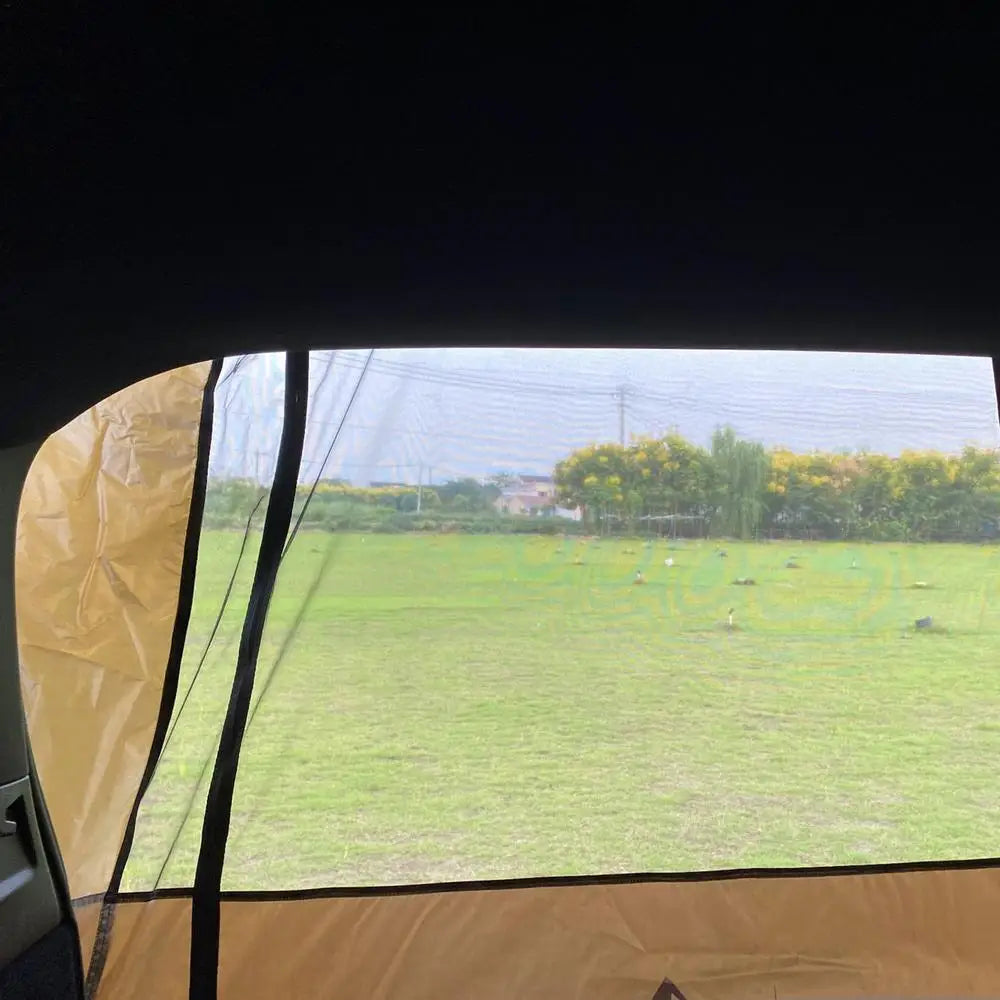 Car Trunk Tent Auto Awning Waterproof SUV Car Tail Tent Portable Trunk Sleep Bed Shade Awning For Camping Self-driving Travel