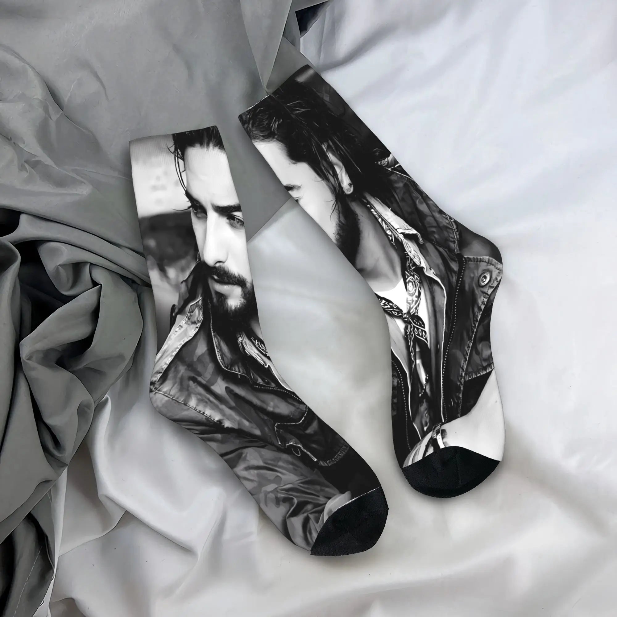 Maluma Rapper Socks  Anti Slip Stockings Women Men Comfortable Outdoor Socks Winter Fashion Graphic Socks