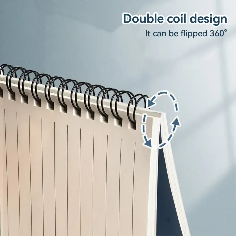 A5 B5 Vintage Spiral Notebook 40/80 Sheets Memo Journal Diary Notebook for Students Stationery Office Business School Supplies