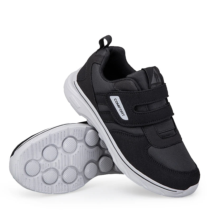 Men's Diabetic Shoes for Elder Orthopedics Feet Swollen Adjustable Walking Shoe Casual Sneakers Elderly Foot Pain Relief