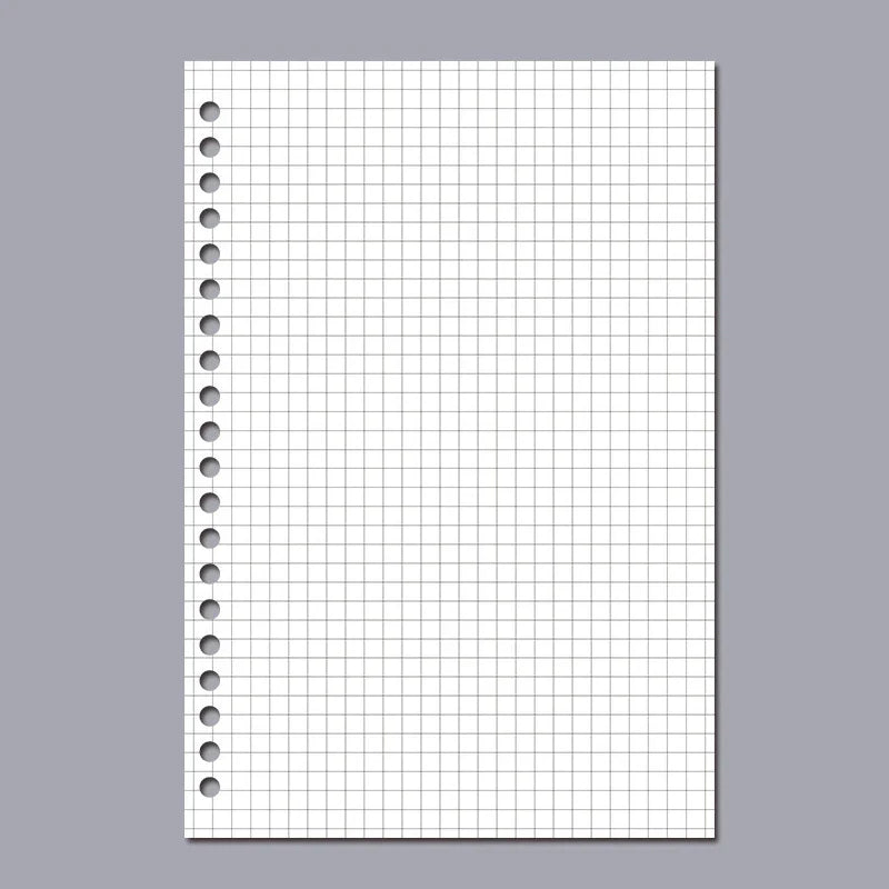 A5 A4 B5 matte adhesive loose strap loose notebook paper planner inner ring file cabinet materials stationery gift traveler