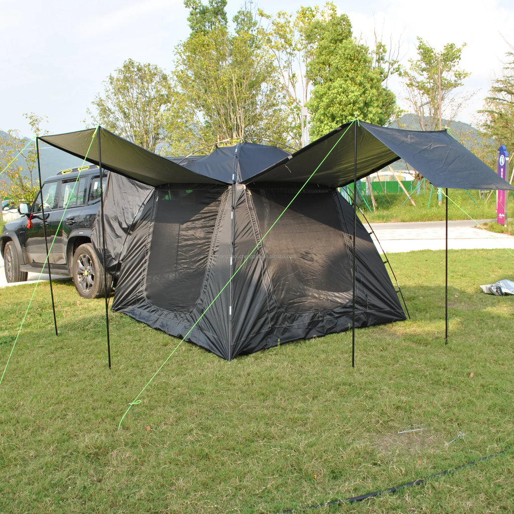 Tent for Camping, 6-Person Car Camping  Tailgate Tent for Outdoor, Easy Set up with Canopy