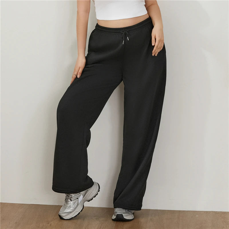 Grey Sweatpants For Women High Waist Sports Pants Fashion Casual Baggy Pants Female Joggers Streetwear Harajuku Trousers