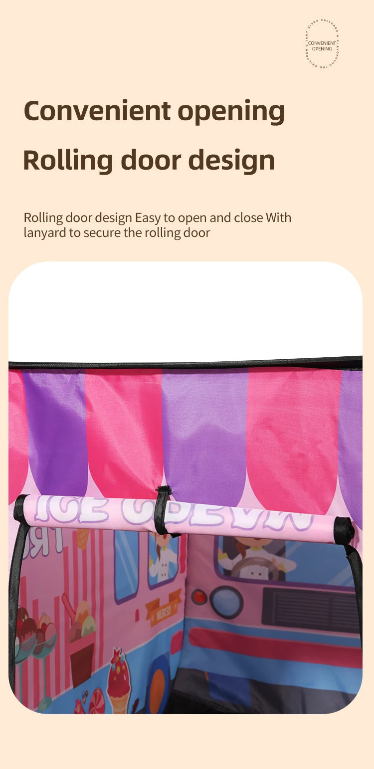Children's Tent Game House Indoor and Outdoor No Installation Kindergarten Foldable Family Toy House