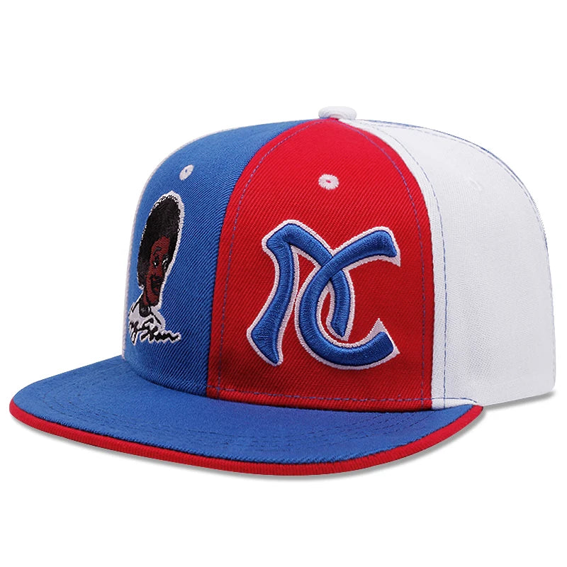 Men's Fashion AC Embroidered Hat Snapback Caps Unisex Sunshade Hat Women Adjustable Hip Hop Baseball Caps Cowboy Hat ﻿
