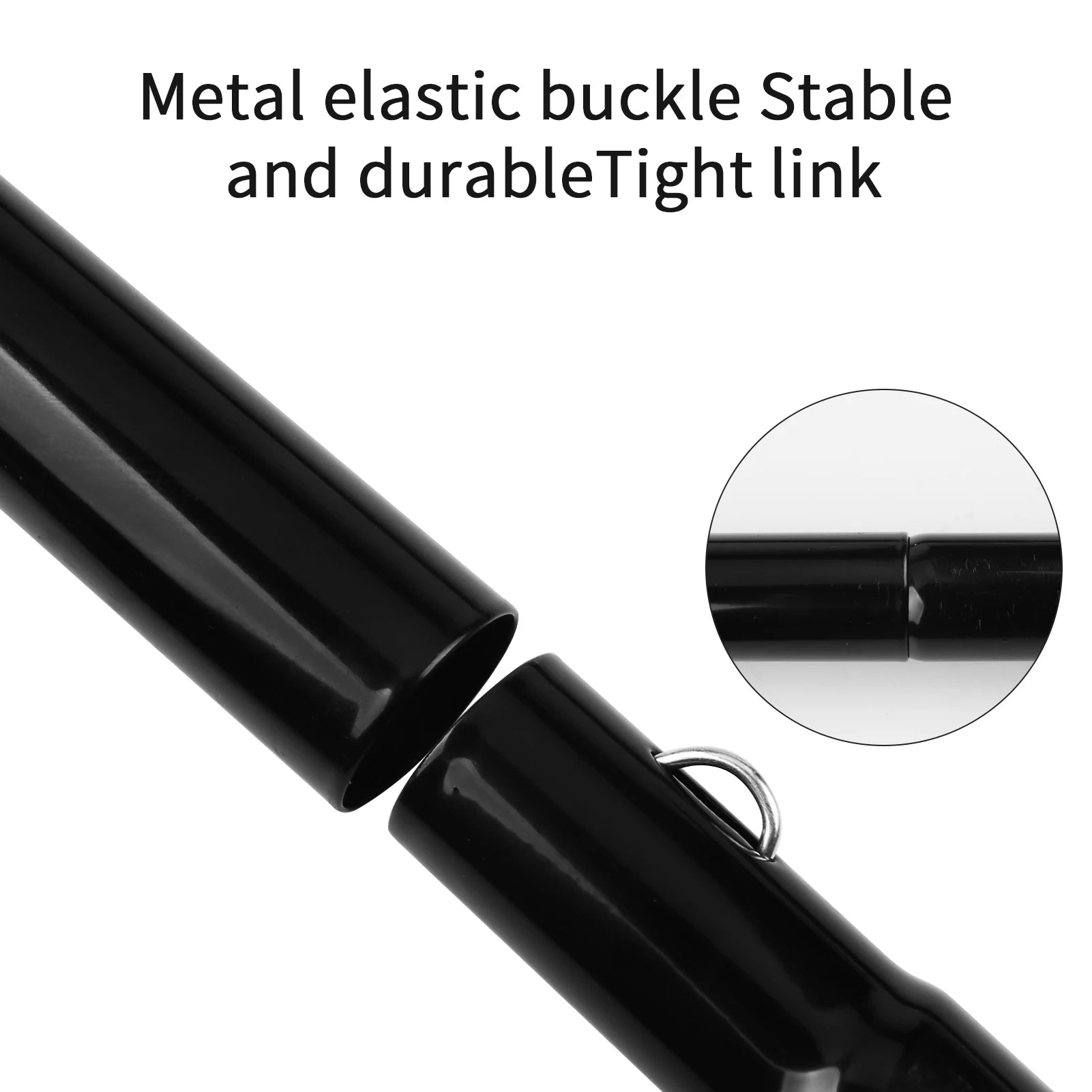 Tent Poles Camping Poles for Tarp Awning Canopy Shelter Sun Sail Tarpaulin Headroom Galvanized Steel Adjustable Telescoping Rods