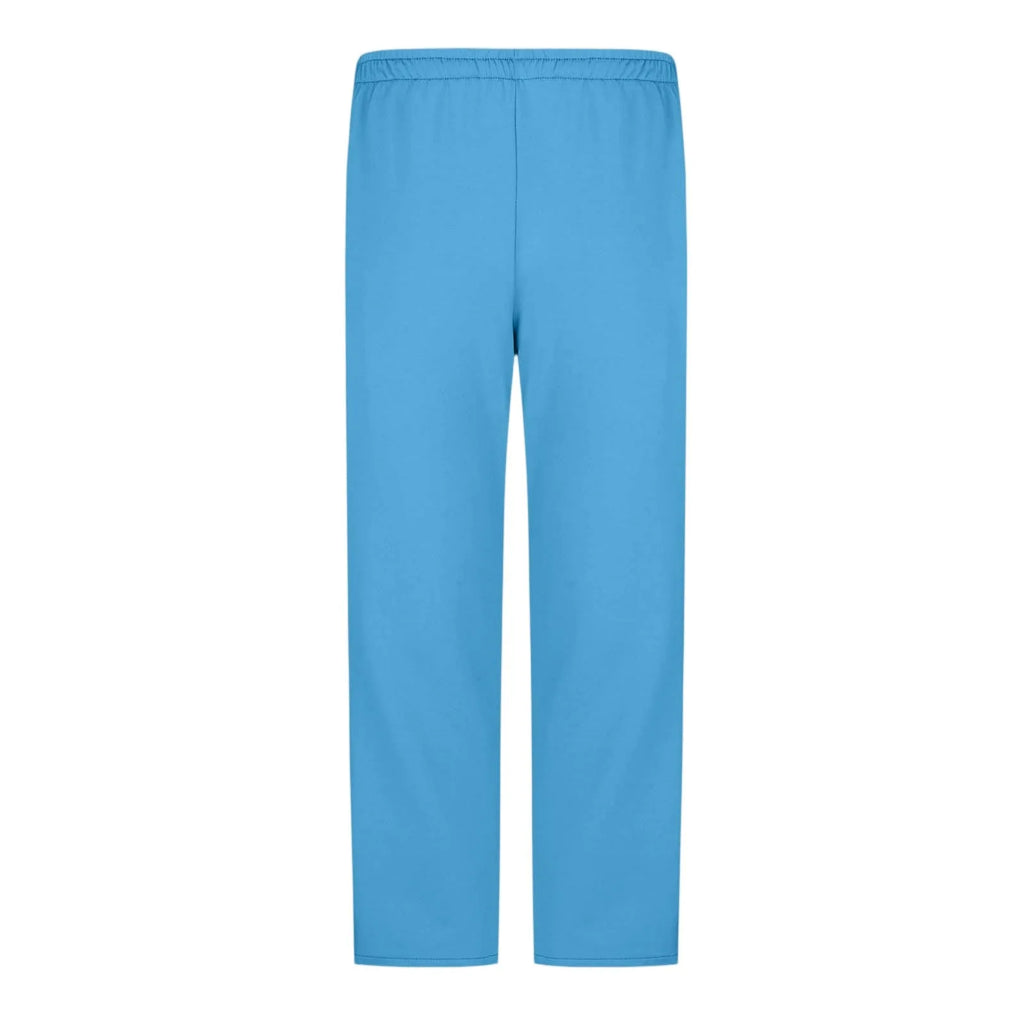 Men Sweatpants Elastic Waistband Pockets Splicing Color Mid-Rise Long Trousers Wide Leg Side Zipper Tear Away Basketball Pants