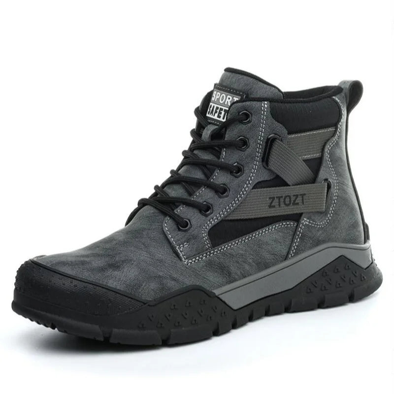 Thick-soled fashion breathable non-slip non-tired feet work shoes Safety protective shoes anti-smash anti-stabbing safety shoes