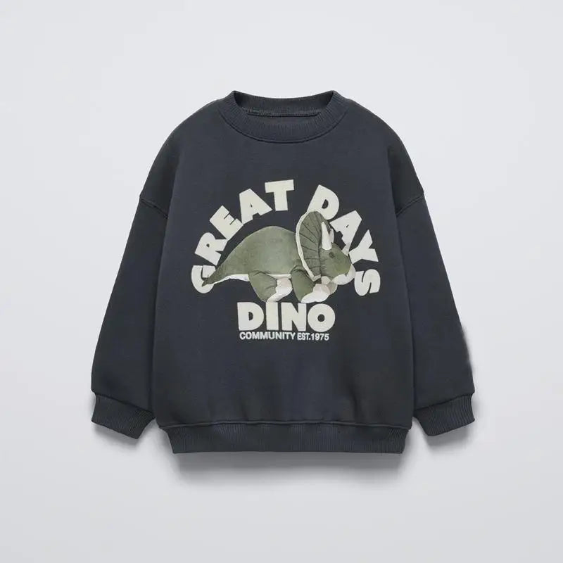 Child Cartoon Sweatshirt New Fashion Casual Wear New Kids Long-sleeved Tops Printed Hoodies Boys Fashion Spring Autumn Clothes