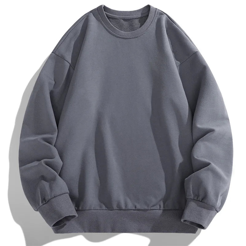 Men's Sweatshirt 2026 Spring Autumn thin Long Sleeve hoodies Solid Pullover Casual Sports Fitness Men Clothing streetwear top