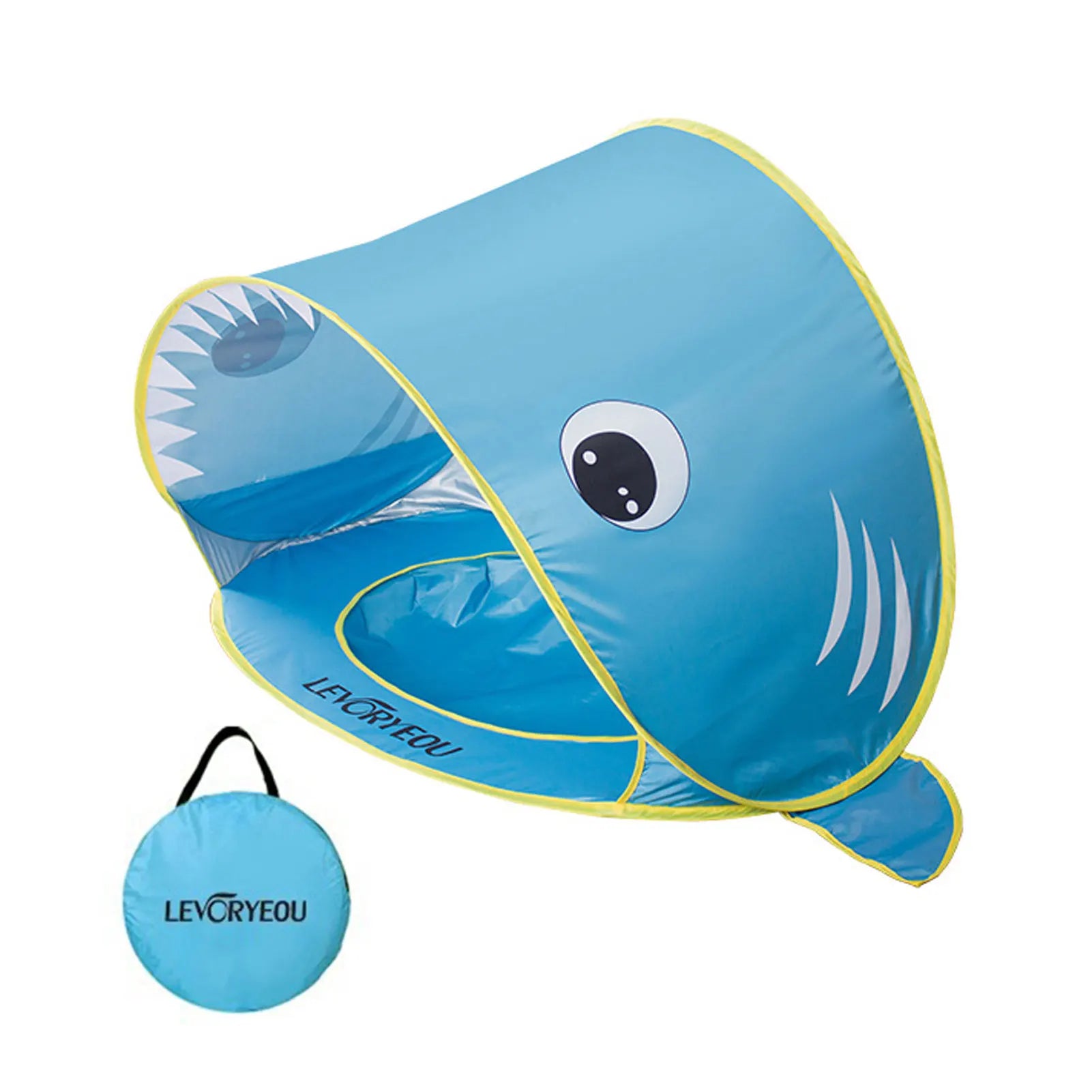 Summer Fun Colorful Tent Portable Lightweight Cartoon Design Uv Protection Outdoor Beach Tent For Outdoor Indoor Playgrounds