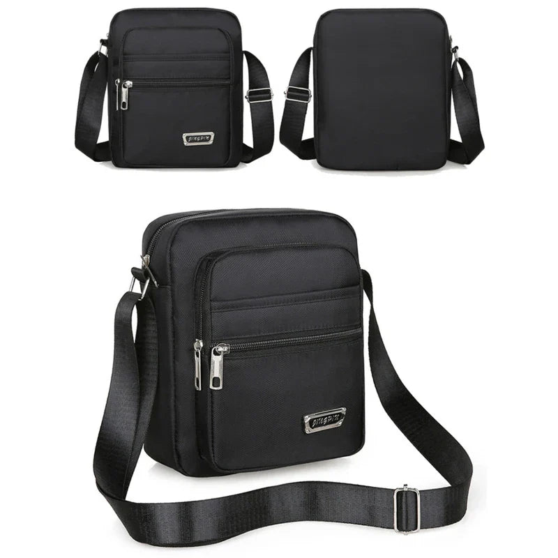 2023 Men Nylon Shoulder Bag Messenger Bag Casual Nylon Zipper Pocket Handbag Fashion Tote Travel Male Crossbody Bags New