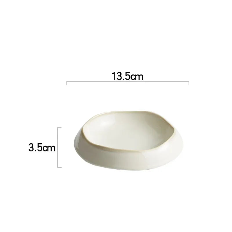 Ceramic Dinner Plate Family Steak Plate Pasta Plates Dessert Dish Cake Dish Dim Sum Bowl Cake Bowl Salad Bowls Kitchen Supplies