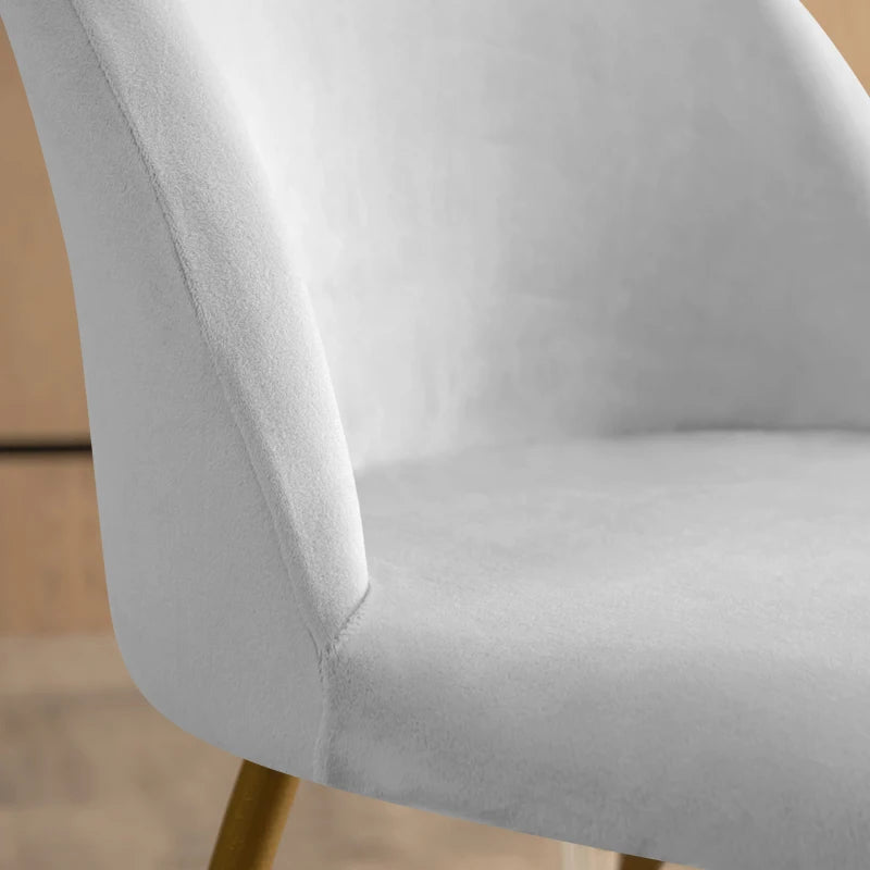 Soft Velvet Chair Cover Duckbill Curved Dining Chair Slipcover Low Back Thick Stretch Seat Covers for Living Room Kitchen Hotel