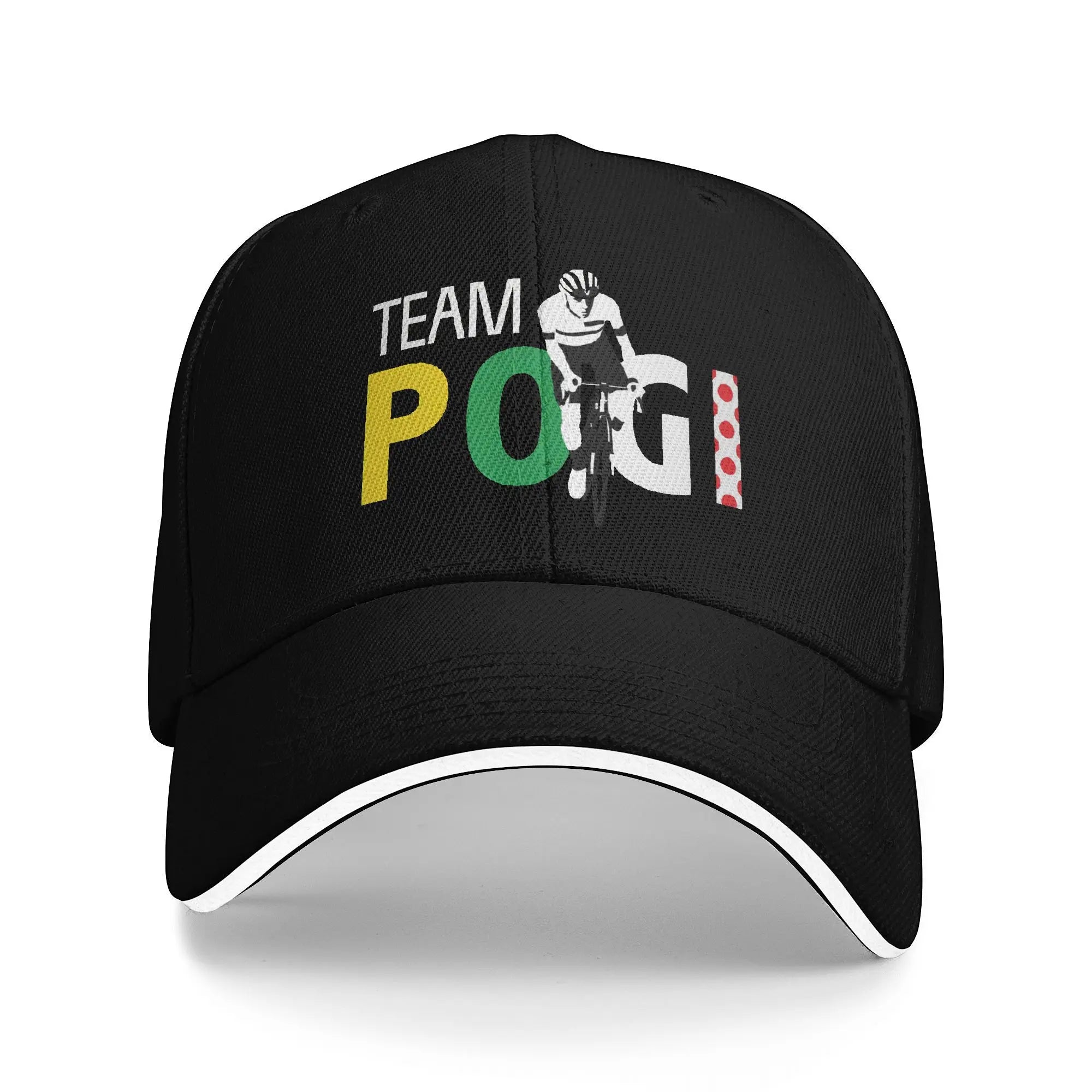 Men Women Tadej Pogacar Bicycling  Sandwich Cap  
 Fitted Baseball Cap Snapback Caps  Trucker Hat Adjustable Dad Hat Washable