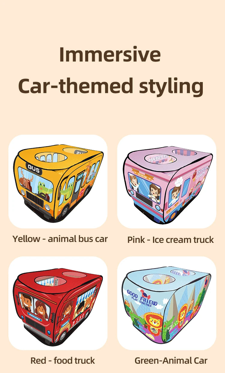 Children's Tent Game House Indoor and Outdoor No Installation Kindergarten Foldable Family Toy House