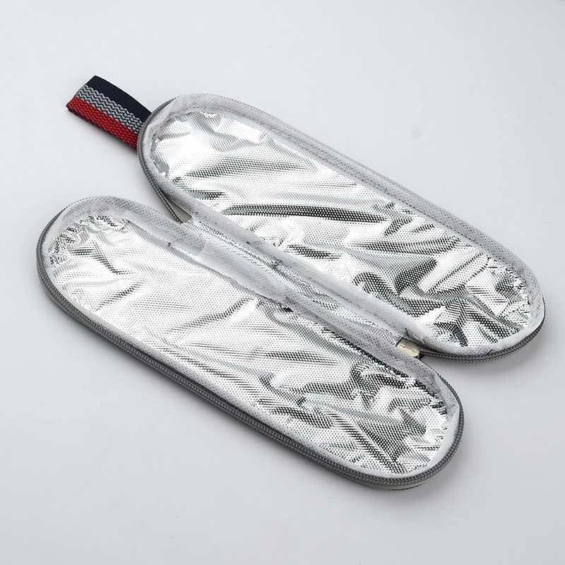 8Pcs/set Tableware Reusable Travel Cutlery Set Camp Utensils Set with stainless steel Spoon Fork Chopsticks Straw Portable case