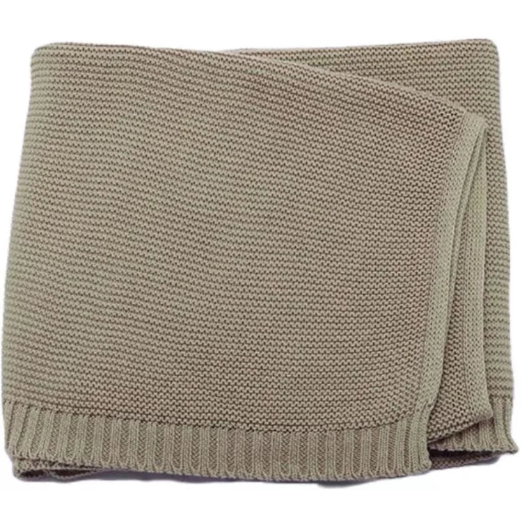 Personalized Name Baby Blanket Embroidered Name Knit Baby Blanket Newborn Gift New Mom Gifts Newborn Baby Girl & Boy Gift