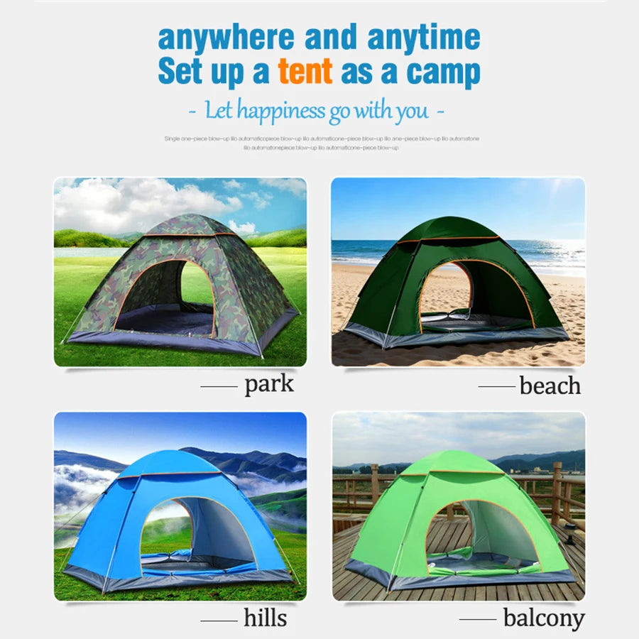 1/2 Person Tent For Outdoor Camping,Hiking,And Biking - Includes Footprint,Waterproof,Windproof,Packs Light And Compact,
