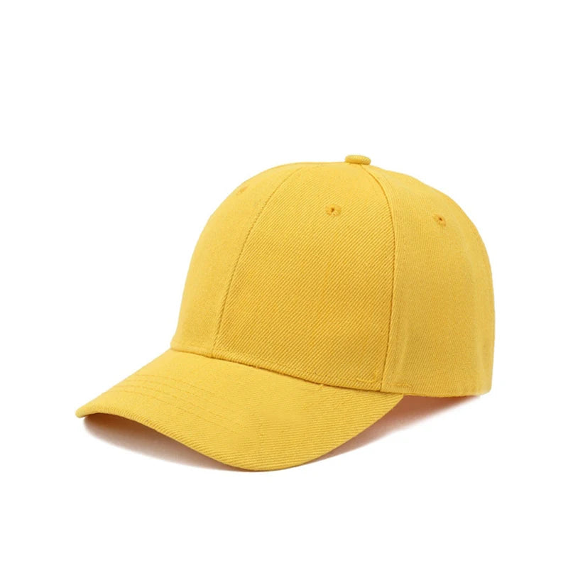 Child Hats Kids Snapback Baseball Cap Solid Color Sun Hat Spring Summer Hip Hop Boys Girls Toddler Peaked Caps Bones Adjustable