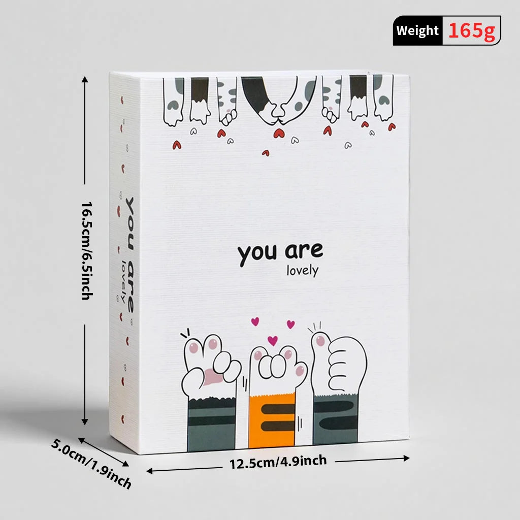 The Cartoon Cover Album Is Exquisite. It Can Hold 100 6-inch Photos And Is Suitable For Family Memory Storage And Collection