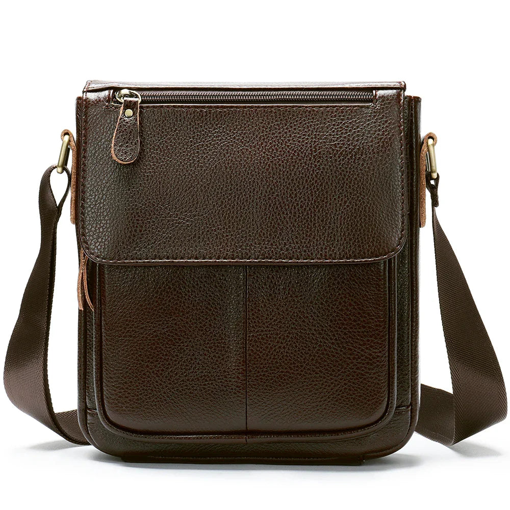 WESTAL Men Shoulder Bag High Quality Male Bag Cowhide Leather Crossbody Bags Capacity Men Messenger Tote Bags for Male 819A