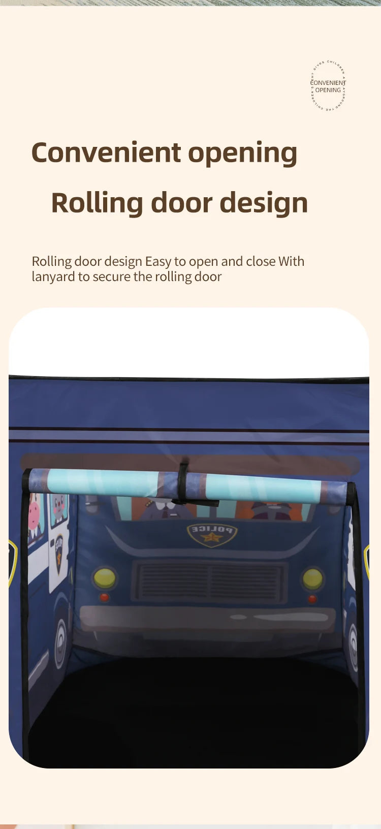 Children's Tent Game House Indoor and Outdoor No Installation Kindergarten Foldable Family Toy House