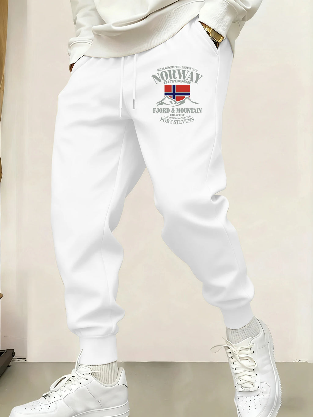 2025 New Male Sweatpant Trendy Multicolor Pants Norway Fjords And Mountains Print Casual  Pant Sports Jogging Unisex Britches