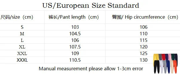 Sweatpants Spring Autumn Cotton Long Pants Jogger Trousers Casual Sports Men's and Women's Fitness Solid Jogging Pants 5 Colors