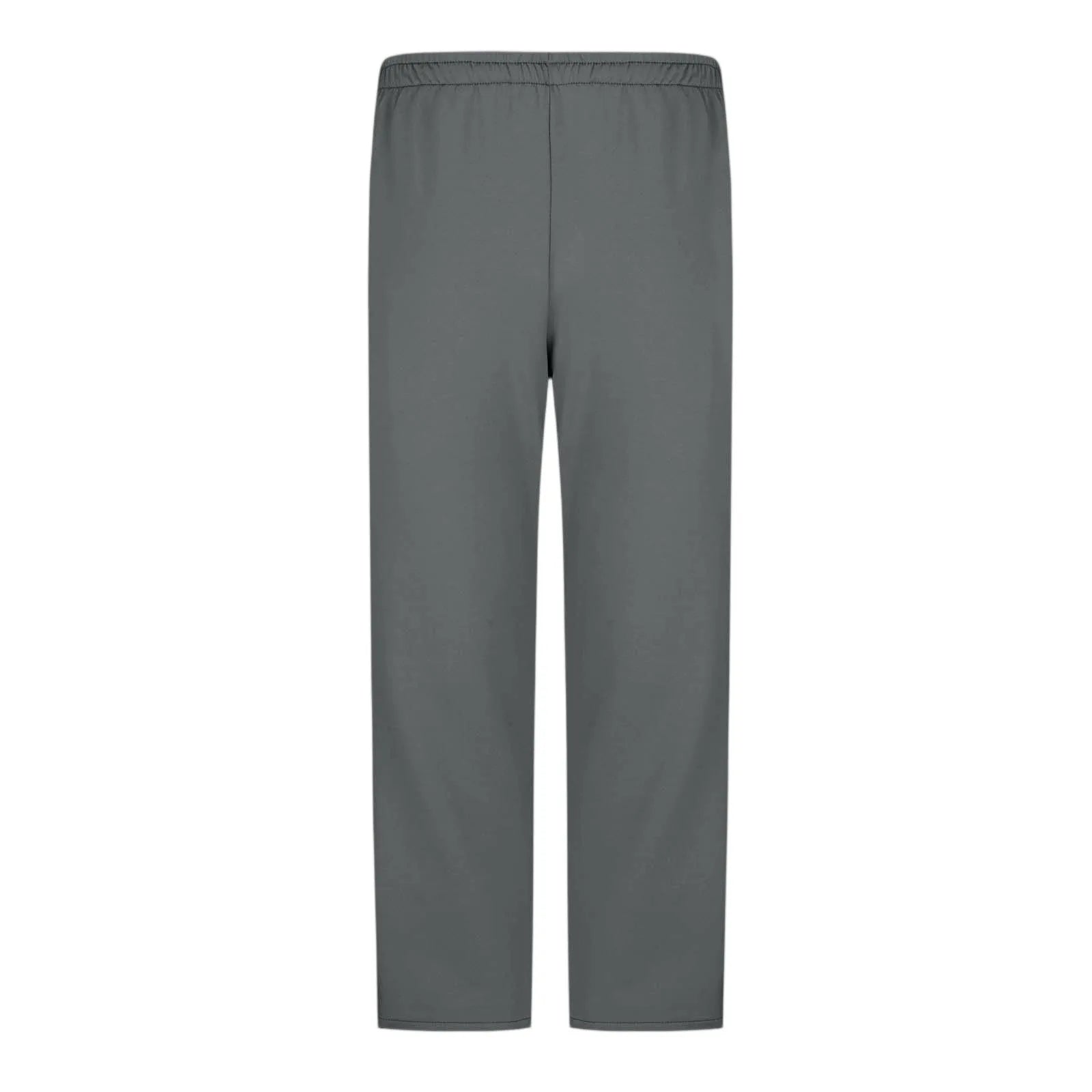 Men Sweatpants Elastic Waistband Pockets Splicing Color Mid-Rise Long Trousers Wide Leg Side Zipper Tear Away Basketball Pants