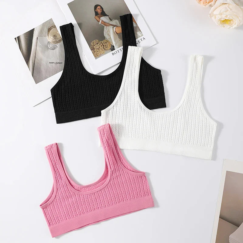 Women Seamless Bra Set Sports Low Rise Shorts Nonwire Tops Sexy Lingerie Set Female Comfort Underwear Set