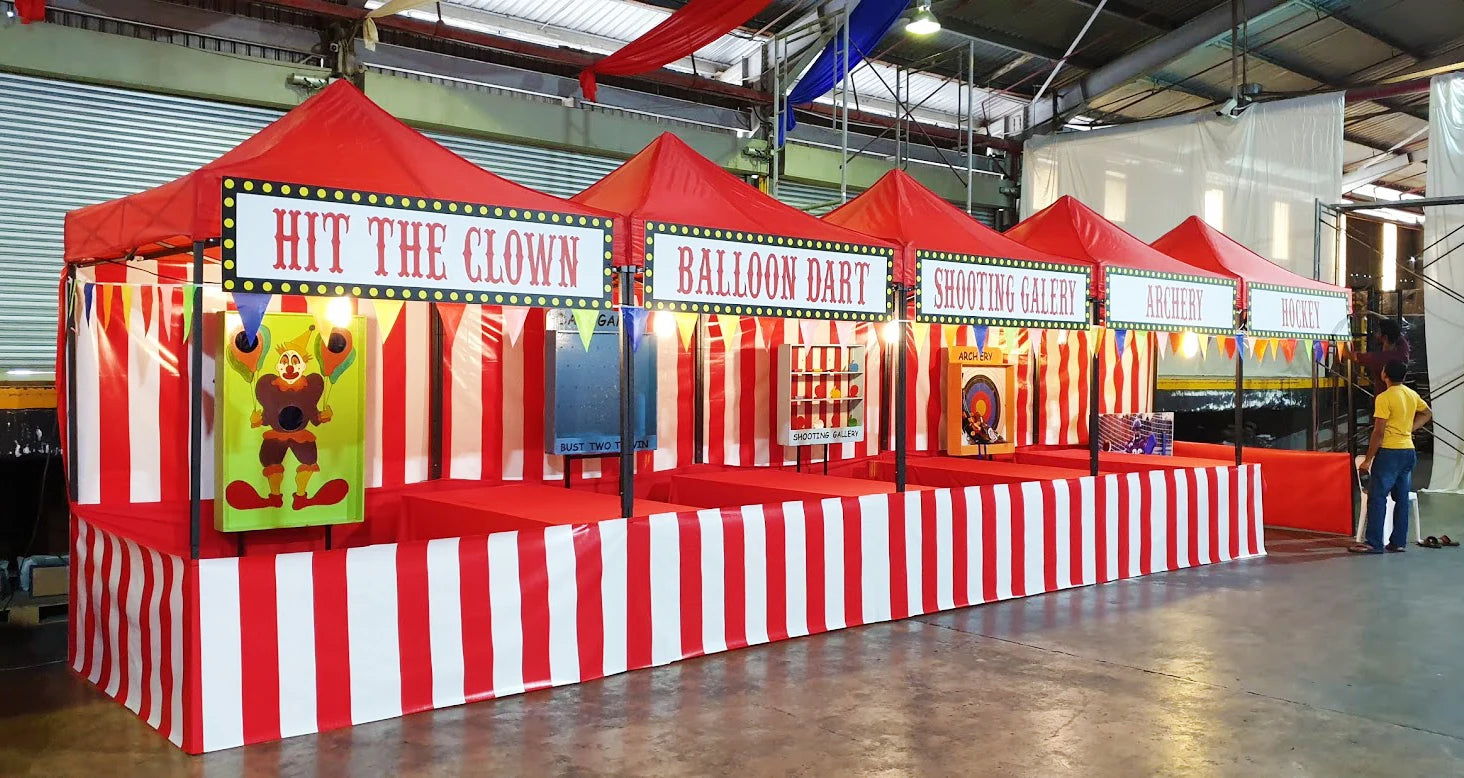 Red And White Bar Exhibition Event Party Tent 10x10