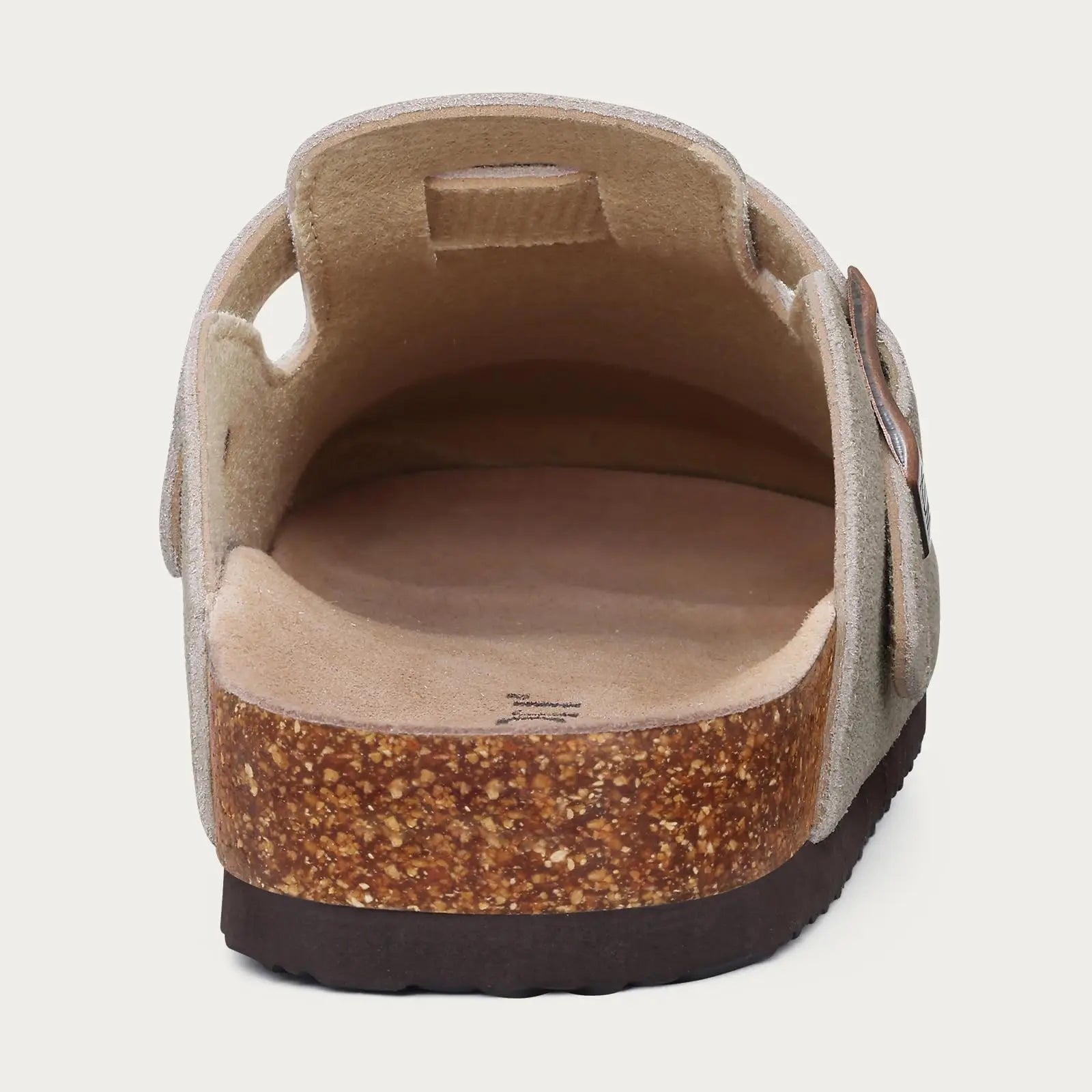 KIDMI Suede Clogs for Women Men Mules Cork Footbed Sandals With Arch Support Fashion Nonslip Outdoor Beach Slippers Home Shoes