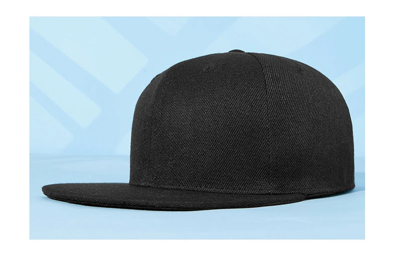 Bone Snapback Cap Full Closed Baseball Cap Men Women Flat Brim 6 Planas Hip Hop Hat Fitted Size Flat Brim Summer Cap Casquette