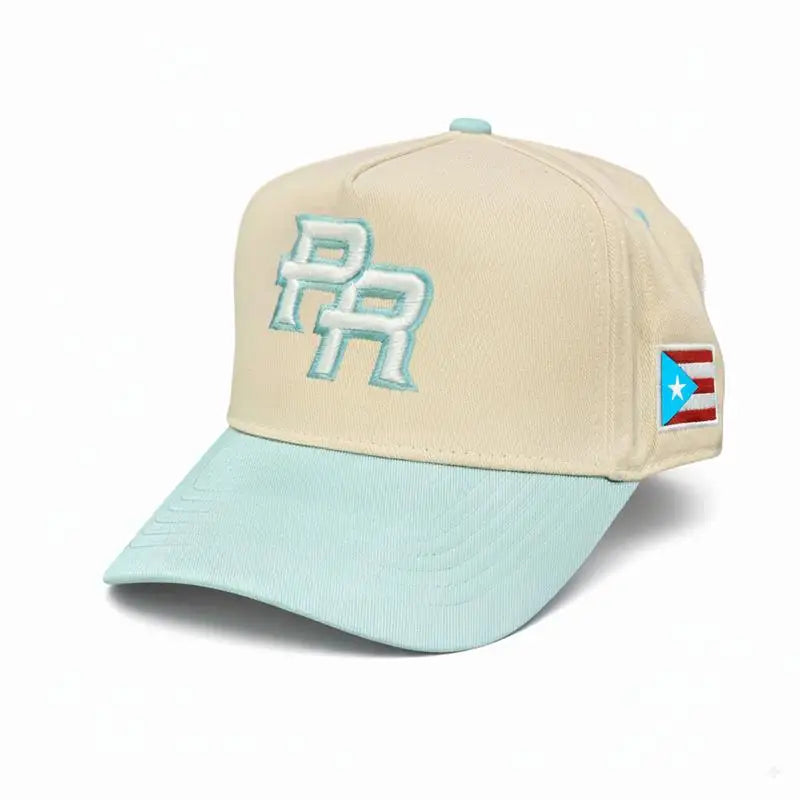 Puerto Rico Snapback Cotton Material Camouflage Brim PR Embroidered Adjustable Snapback Hat High Quality Outdoor Truck Hats