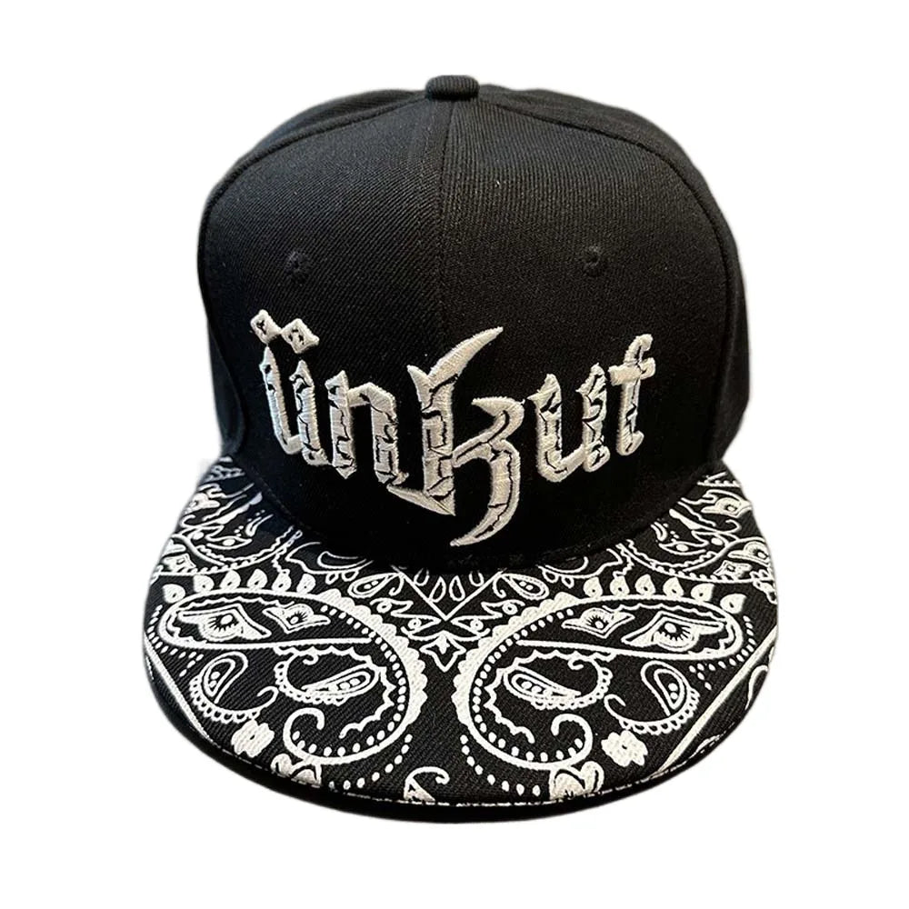 Adjustable Letter Embroidery Flat Brim Hat Korean Style Hip-hop Dance Snapback Hats Cotton Sunscreen Street Style Baseball Cap