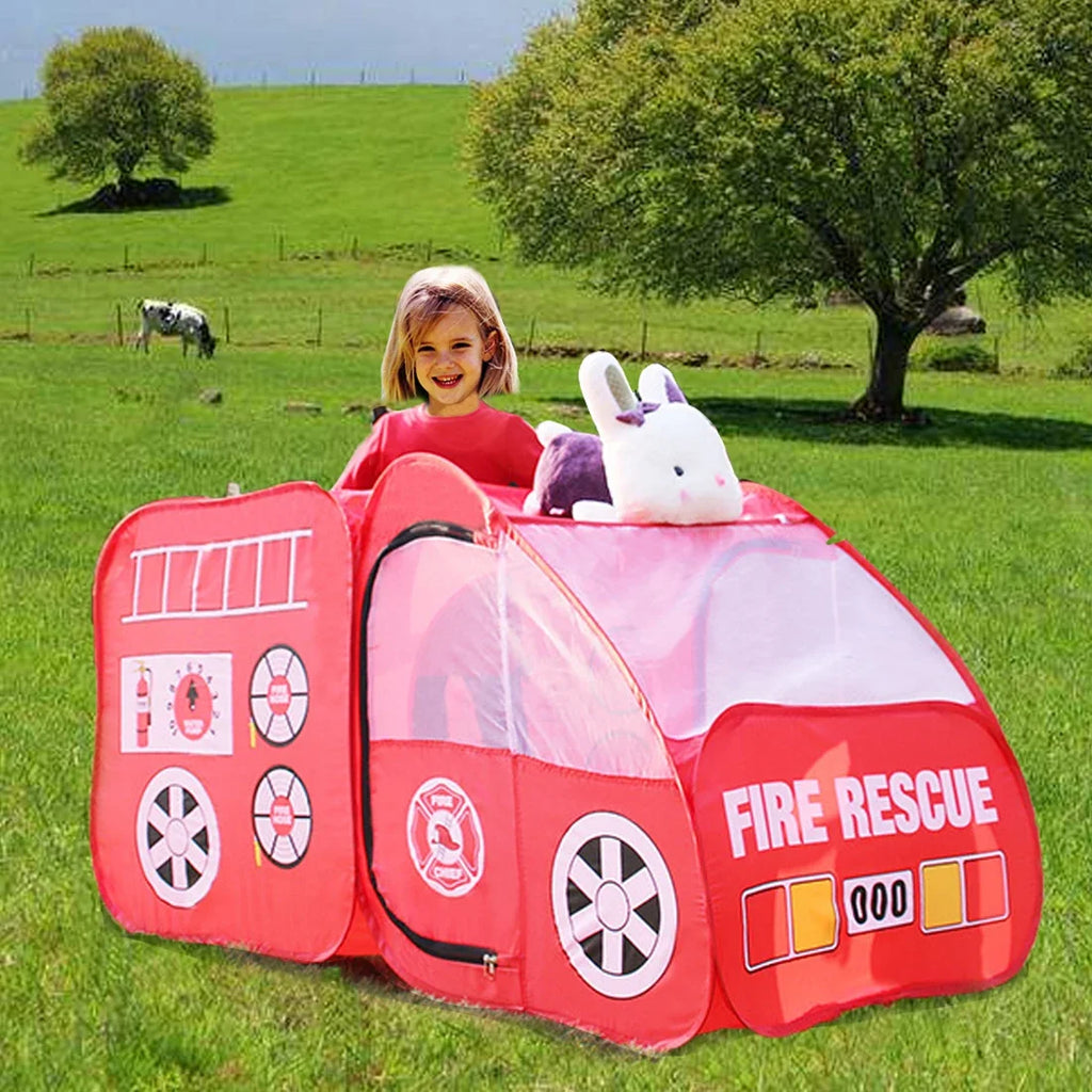 Super Large New Children's Tent Cartoon Car Theme Tent Indoor and Outdoor Game House Automatic and Convenient Installation Free