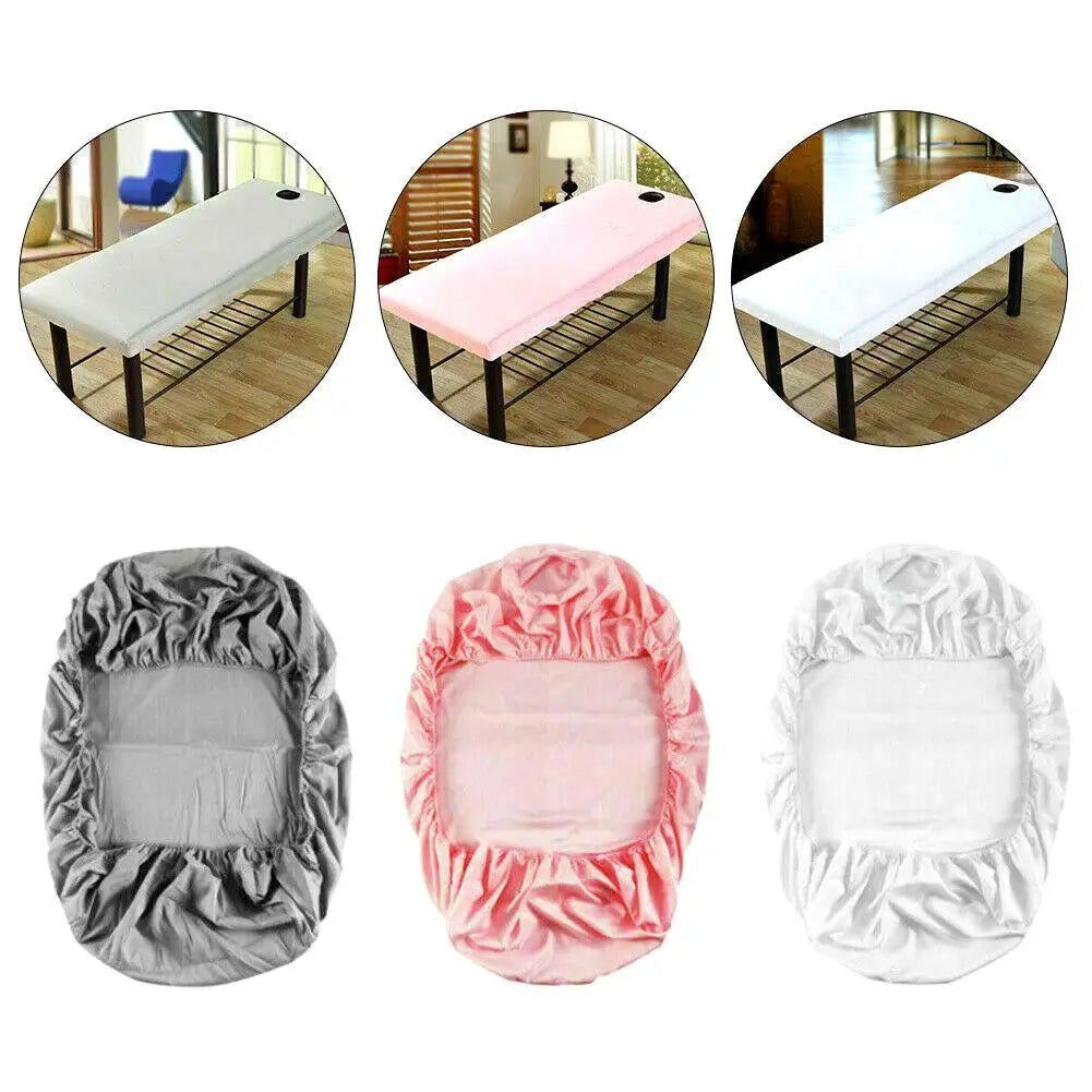 New Beauty Salon Massage Elastic Bed Cover High Stretch Wedding Hotel Birthday Table Cover Buffet Cloth Table Set Deco