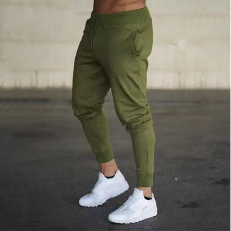 Men Sweatshirts Jogging Pants Men Casual Pants Men Stylish Color Block Zip Pockets Drawstring Sports Skinny Pants Trousers Pants