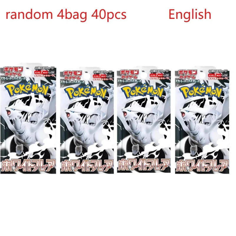 Pokemon Trading Cards 40 Pcs English PTCG Game Collection Strange Tree 151 SV4A Gift for Children