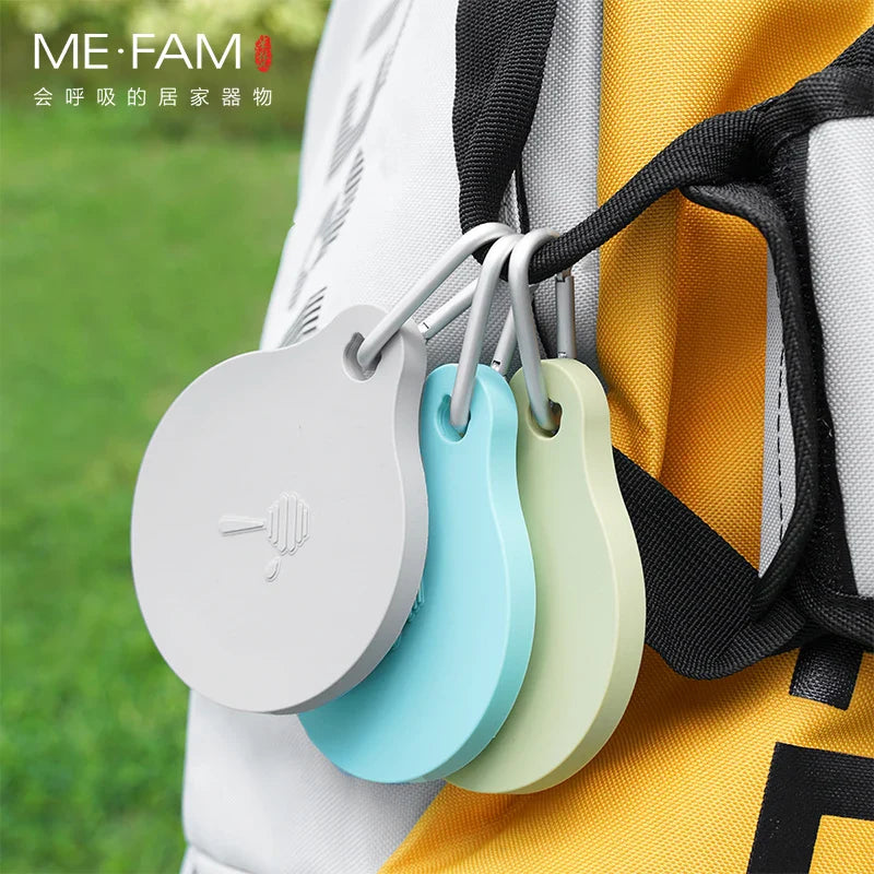 ME. FAM New 180ml Eco-friendly Silicone Bear Folding Cups With Cover Lids Travel Outdoor Camping Collapsible Drinking Water Copa