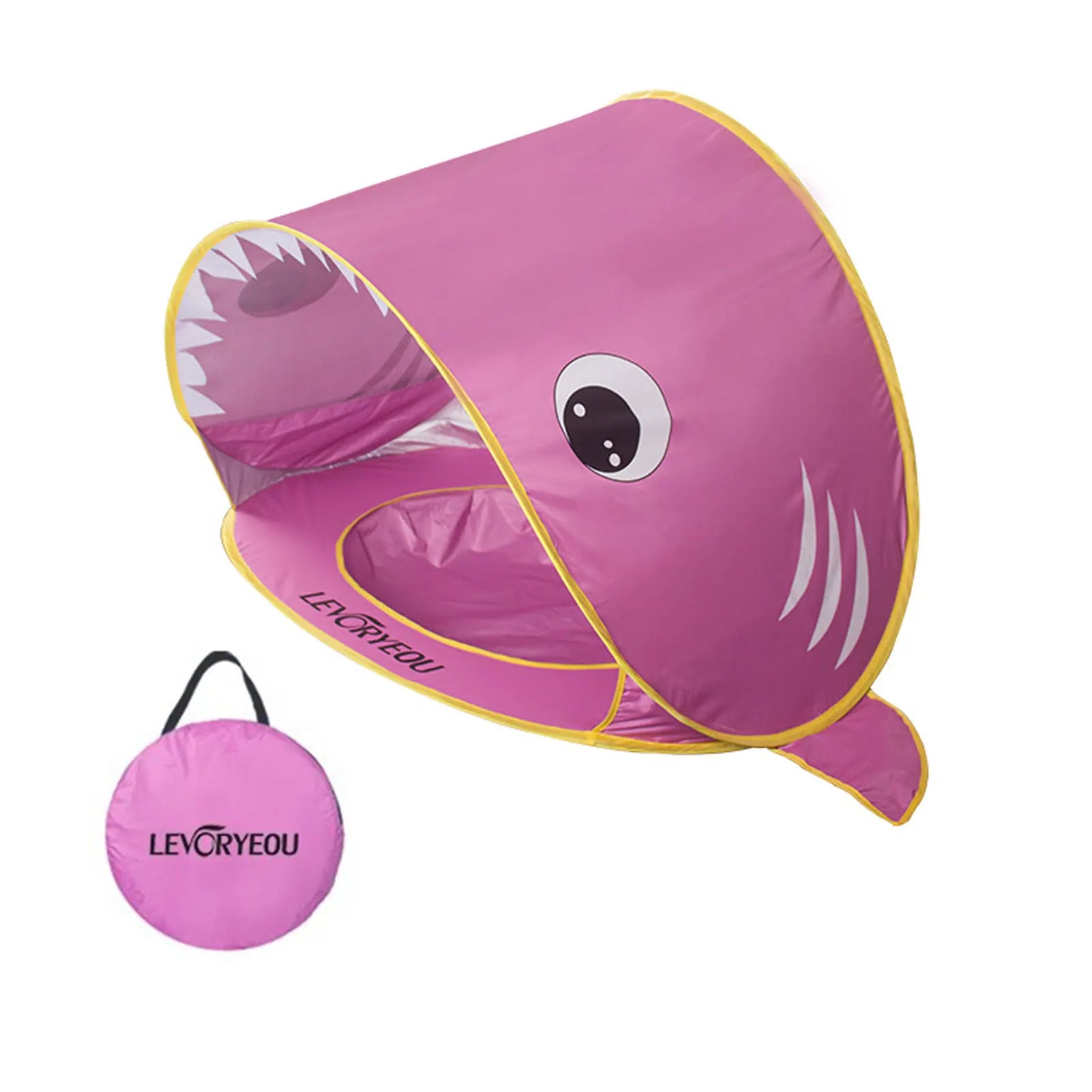 Summer Fun Colorful Tent Portable Lightweight Cartoon Design Uv Protection Outdoor Beach Tent For Outdoor Indoor Playgrounds