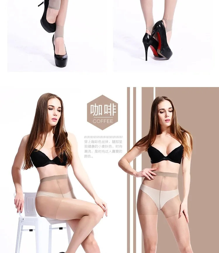 Silk Stockings Flesh Color Black Ultra-thin Foot Socks Foot Stirrups Female Pantyhose Invisible Anti Snagging Base Socks
