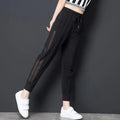 Sweatpants Harem Female Pants Black Joggers Jogging Trousers for Women Fitness Clothes and Capris Elastic Waist Drawstring 90s G